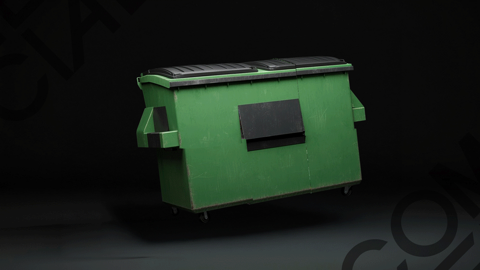 dumpster animation 50%