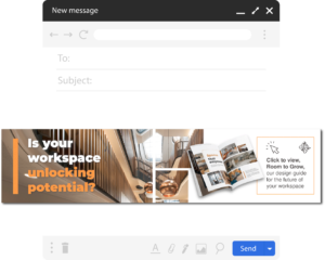 email banner mockup