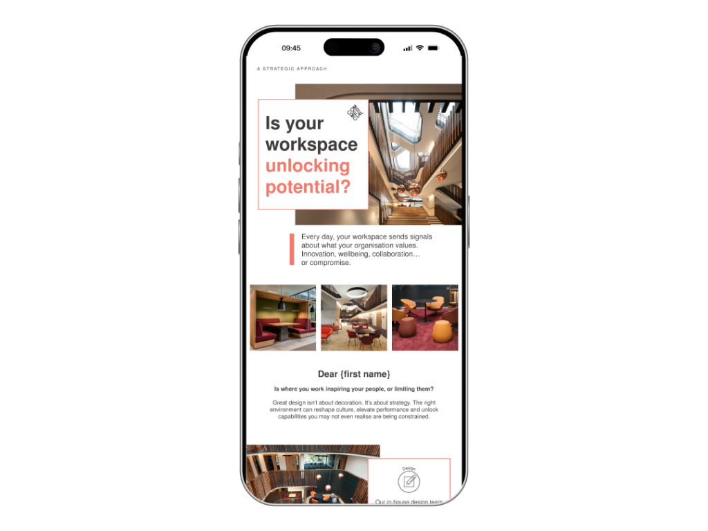 email mockup